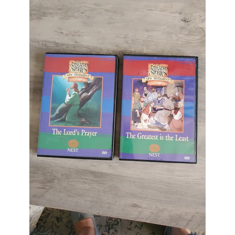 The Animated Stories From The New Testament - Set Of 2 DVDs SEE Titles In DESC